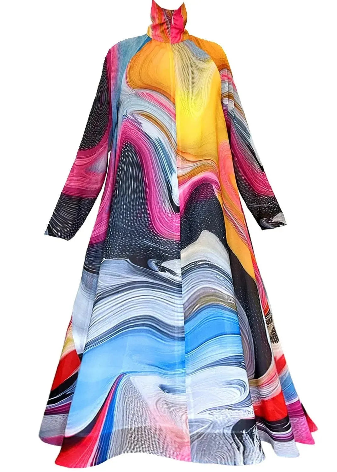 A-Line Maxi Dress - Smokeflow Liquide