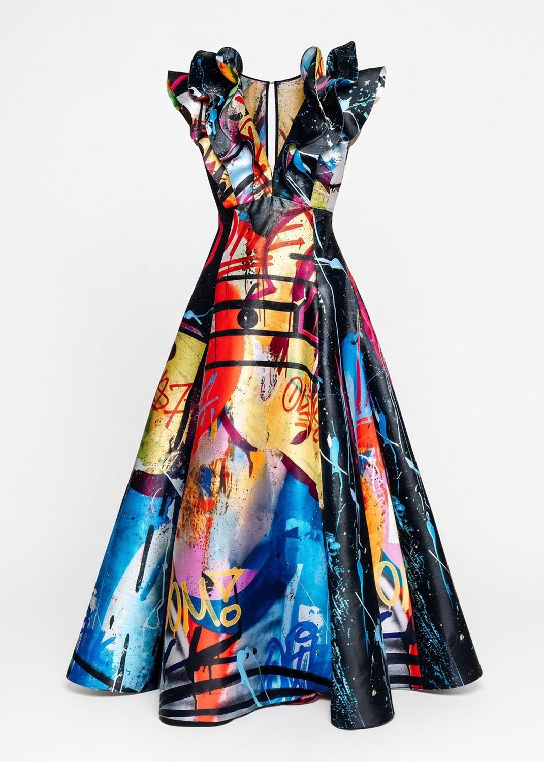 BUTTERFLY MAXI DRESS – STREET Art