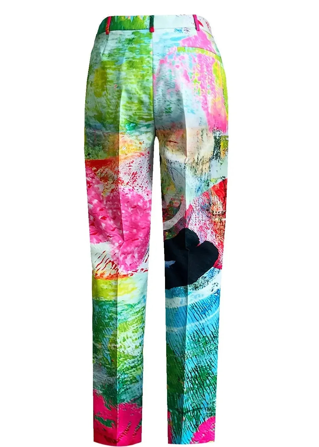 Classic Suit Pants - Mother Pink Red Green