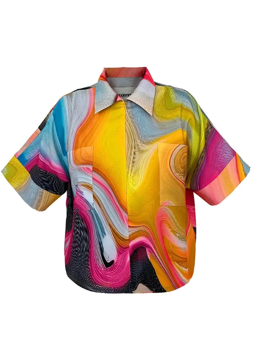 Cropped Shirt - Smokeflow Liquide