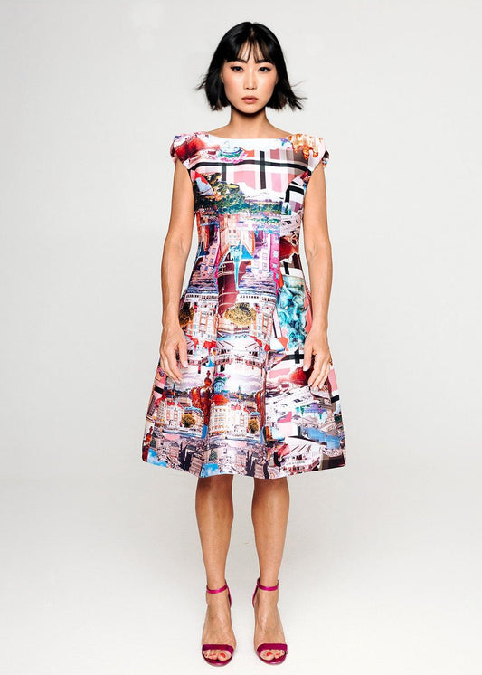 Custommade Your measurments Midi Dress - Special Print