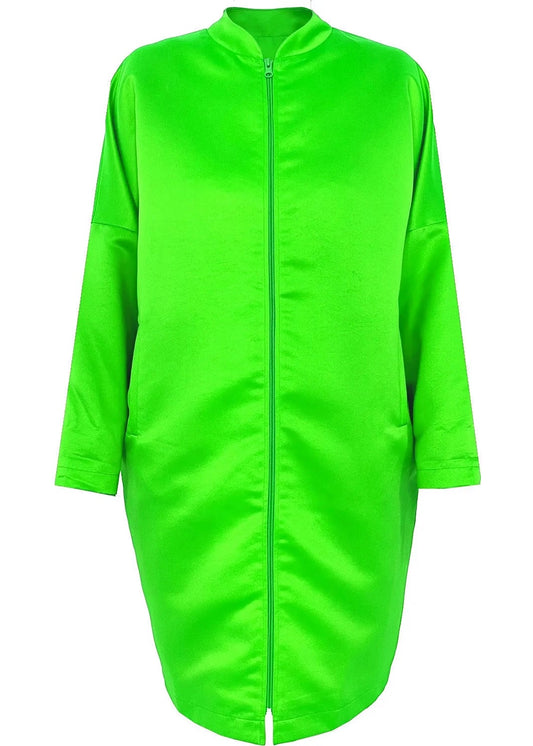 Festive Coat - Hot Green