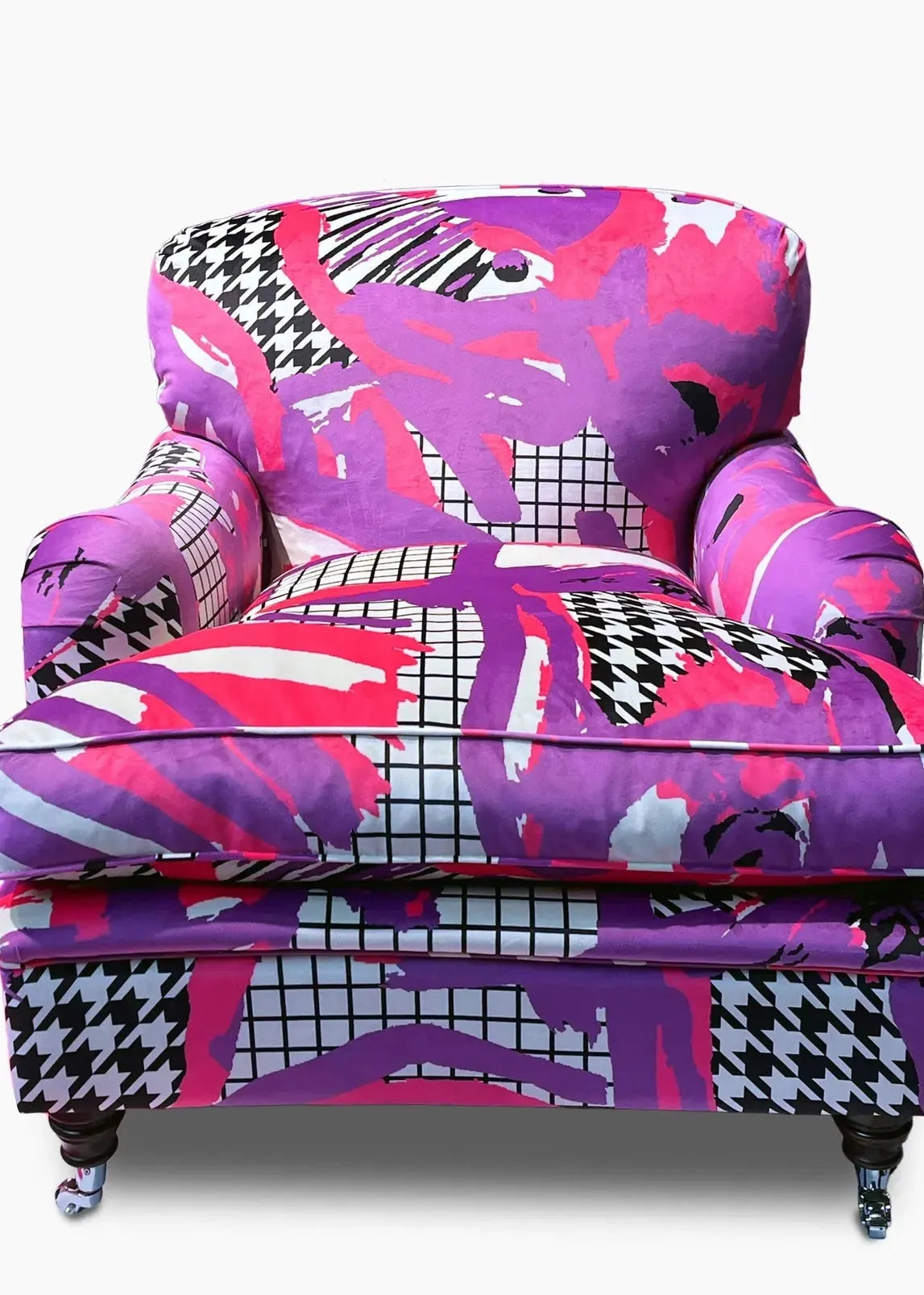 Howard Armchair - Arty Pink Purple