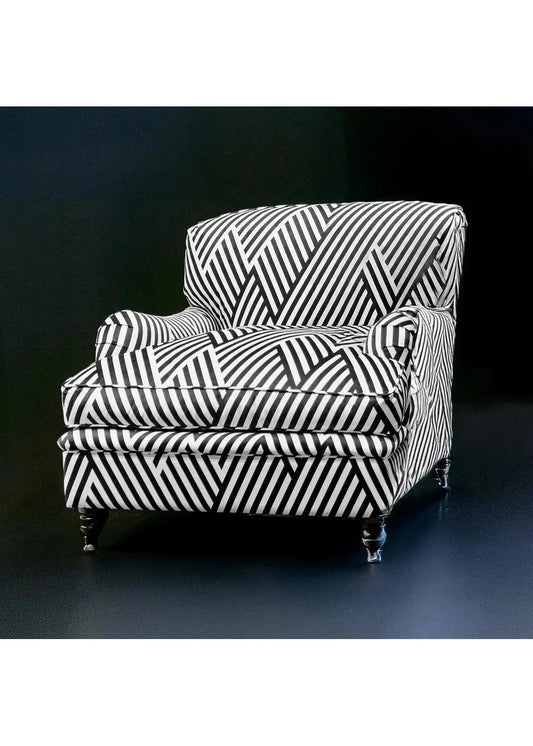 Howard Armchair - Black & White