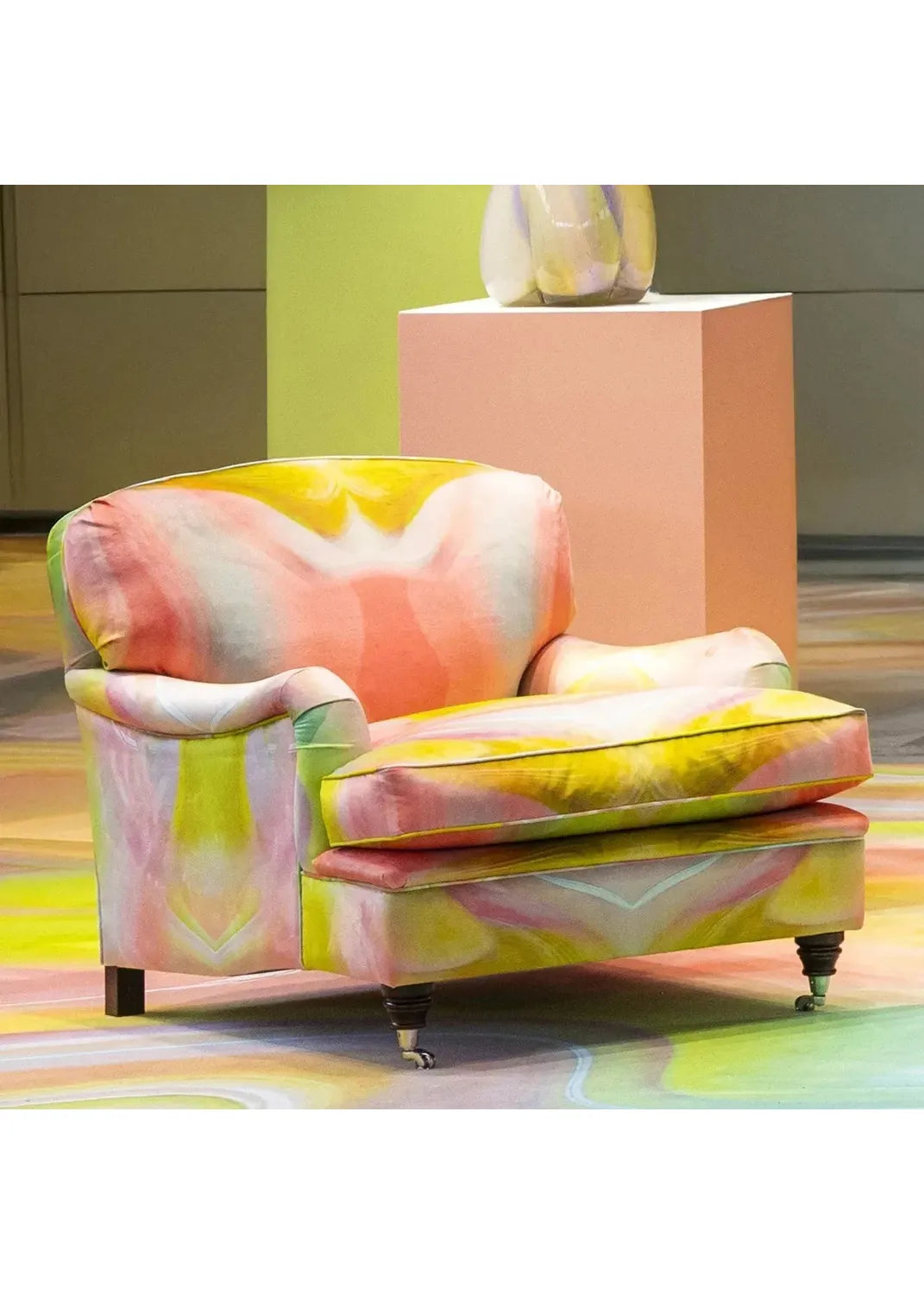 Howard Armchair - Smokeflow Yellow