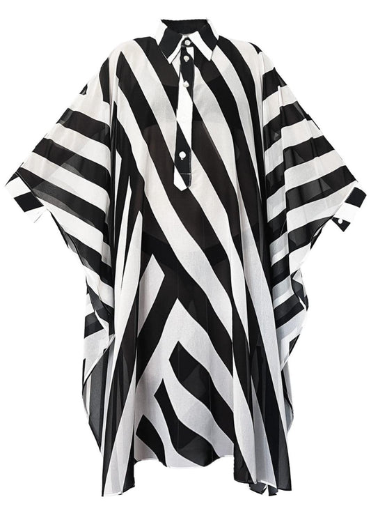 Kaftan Black & White – maxjenny!