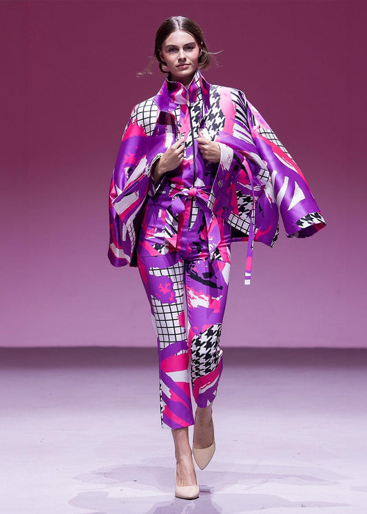 Jumpsuit - Arty Pink Purple