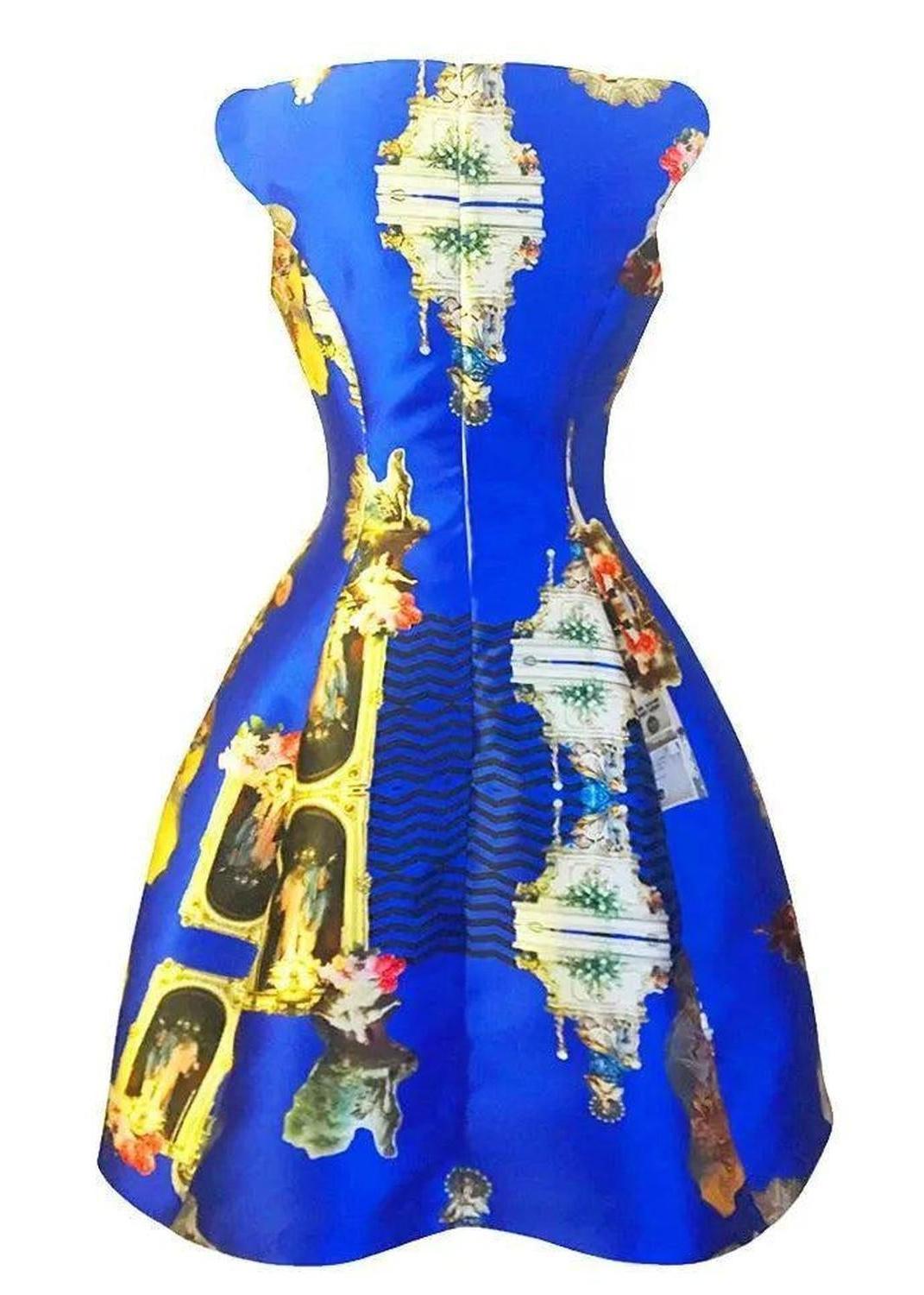 Midi Dress C - Sicily Royal Blue