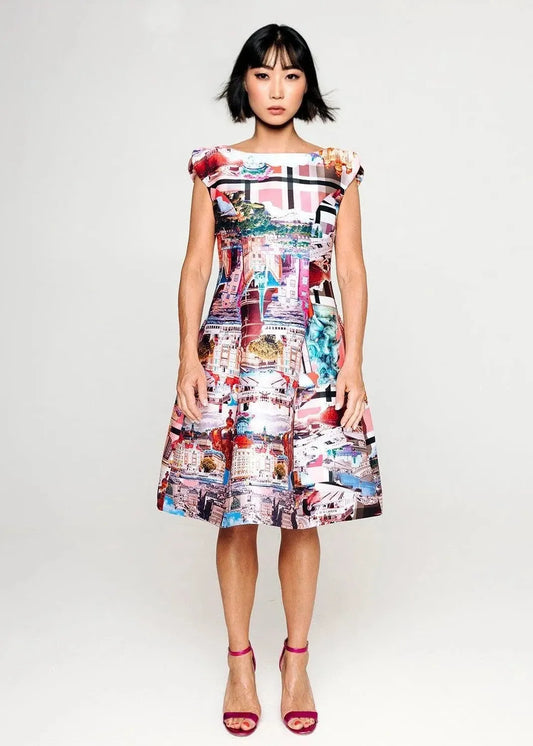 Midi Dress C - Stockholm Royal Pink