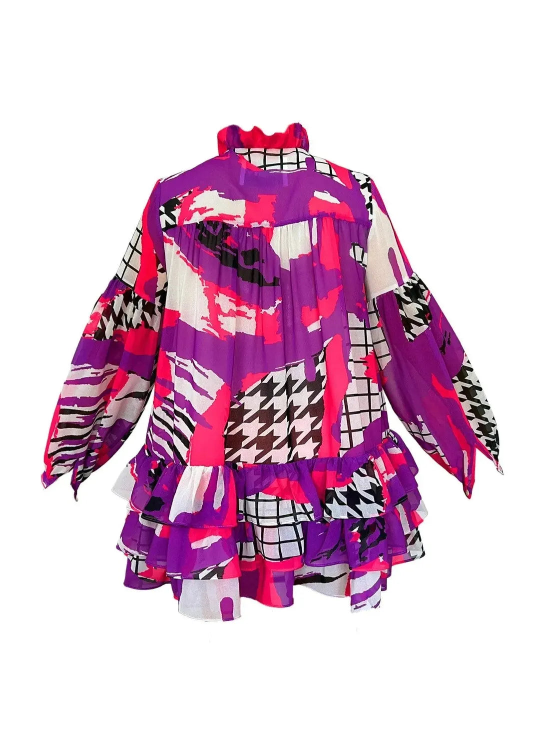 Mini Dress - Arty Pink Purple
