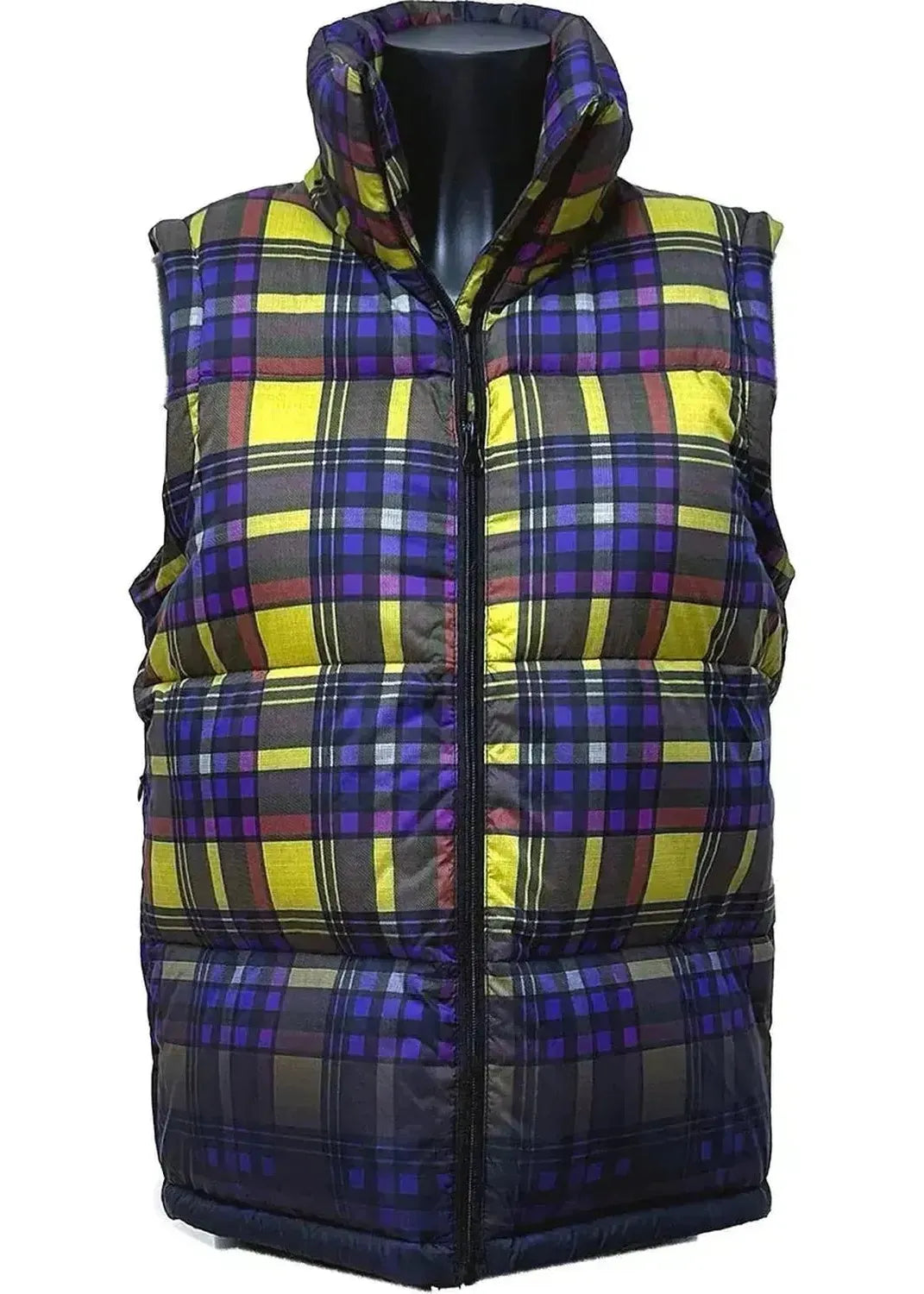 Puffer – Tartan Yellow Purple