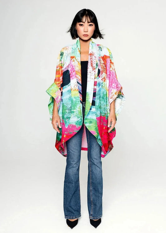 Kaftan - Mother Pink Red Green