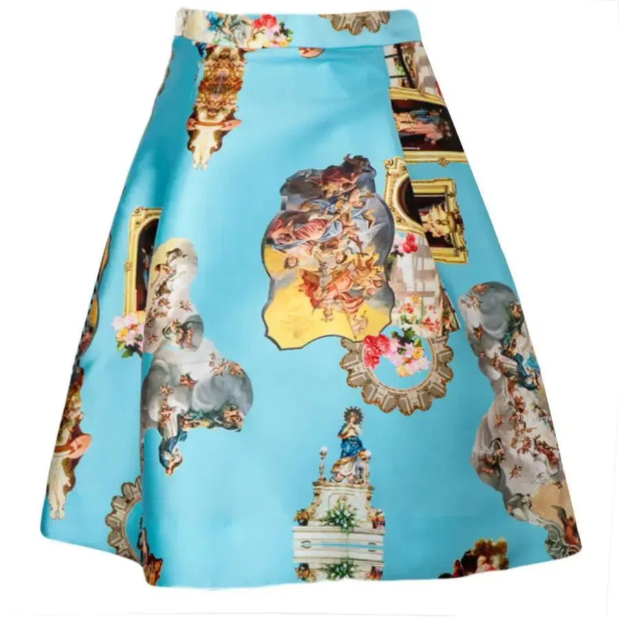SALE Sicily light blue skirt
