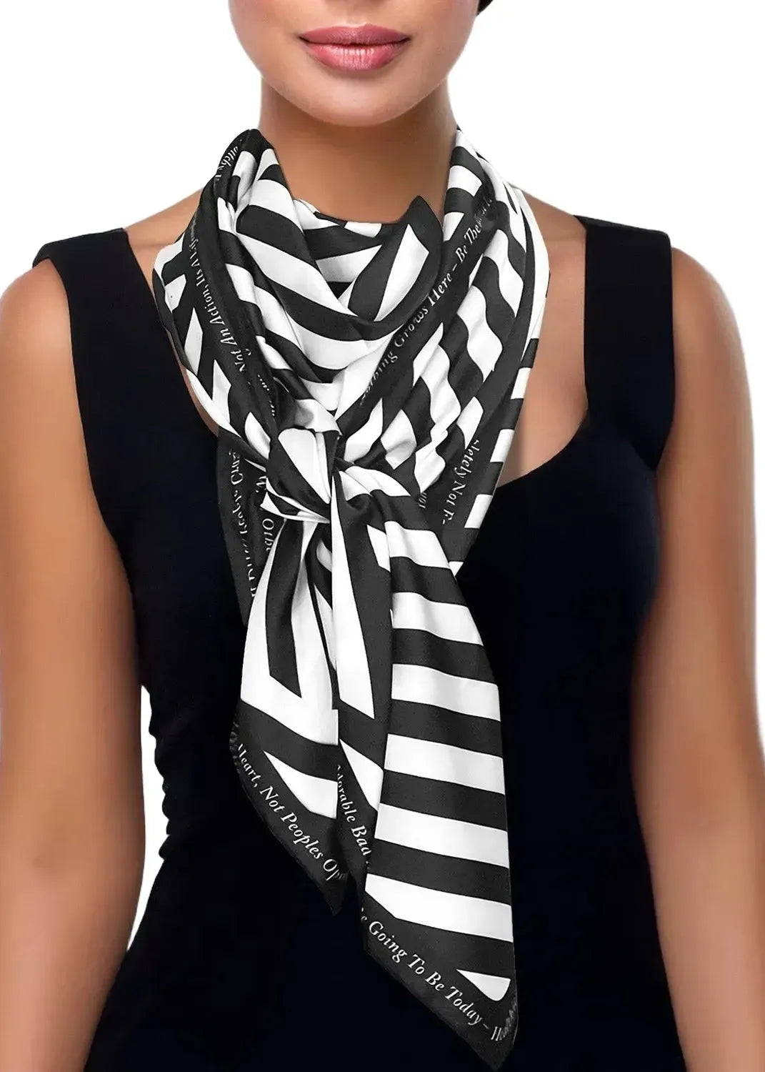 Scarf - Black & White