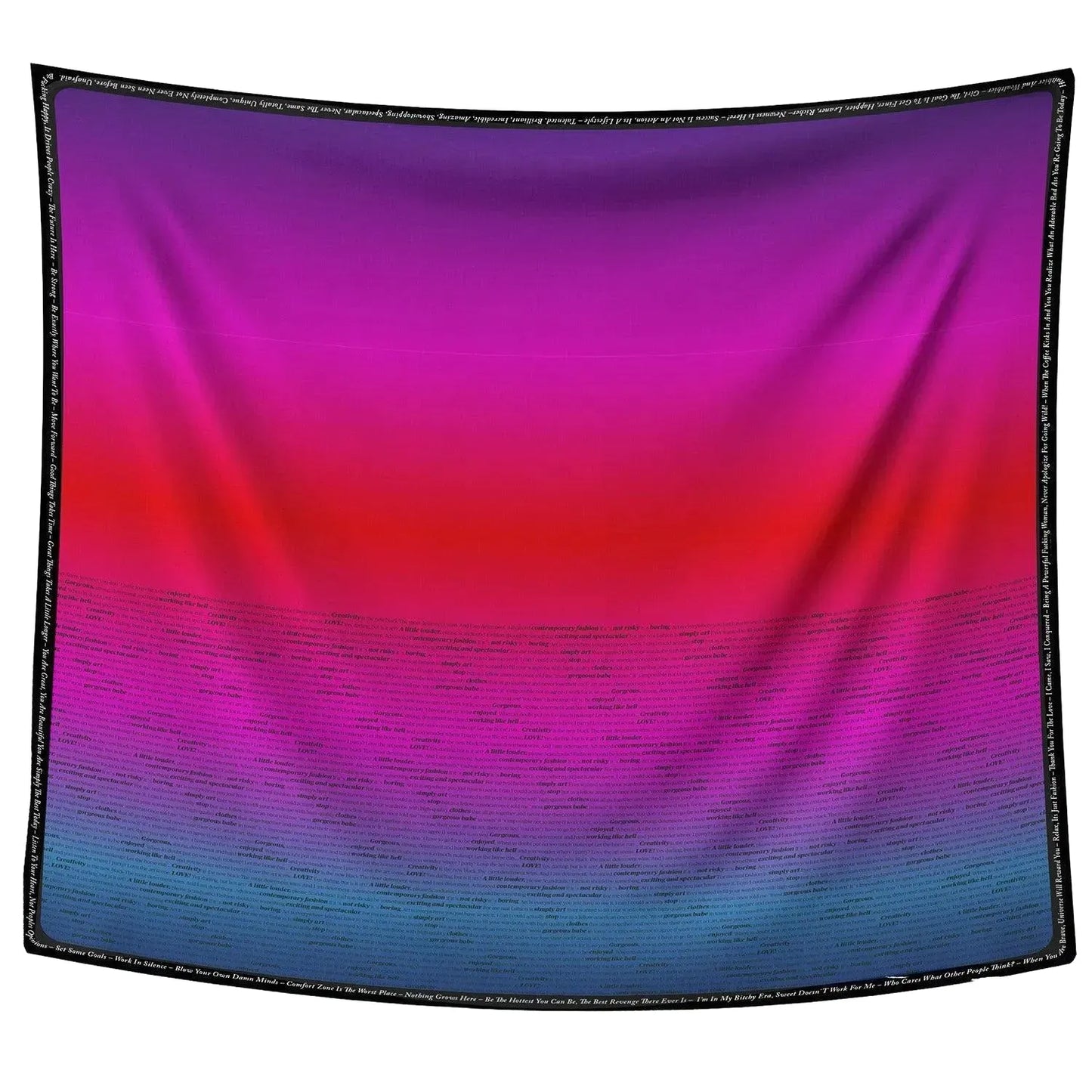 Scarf - Red Blue