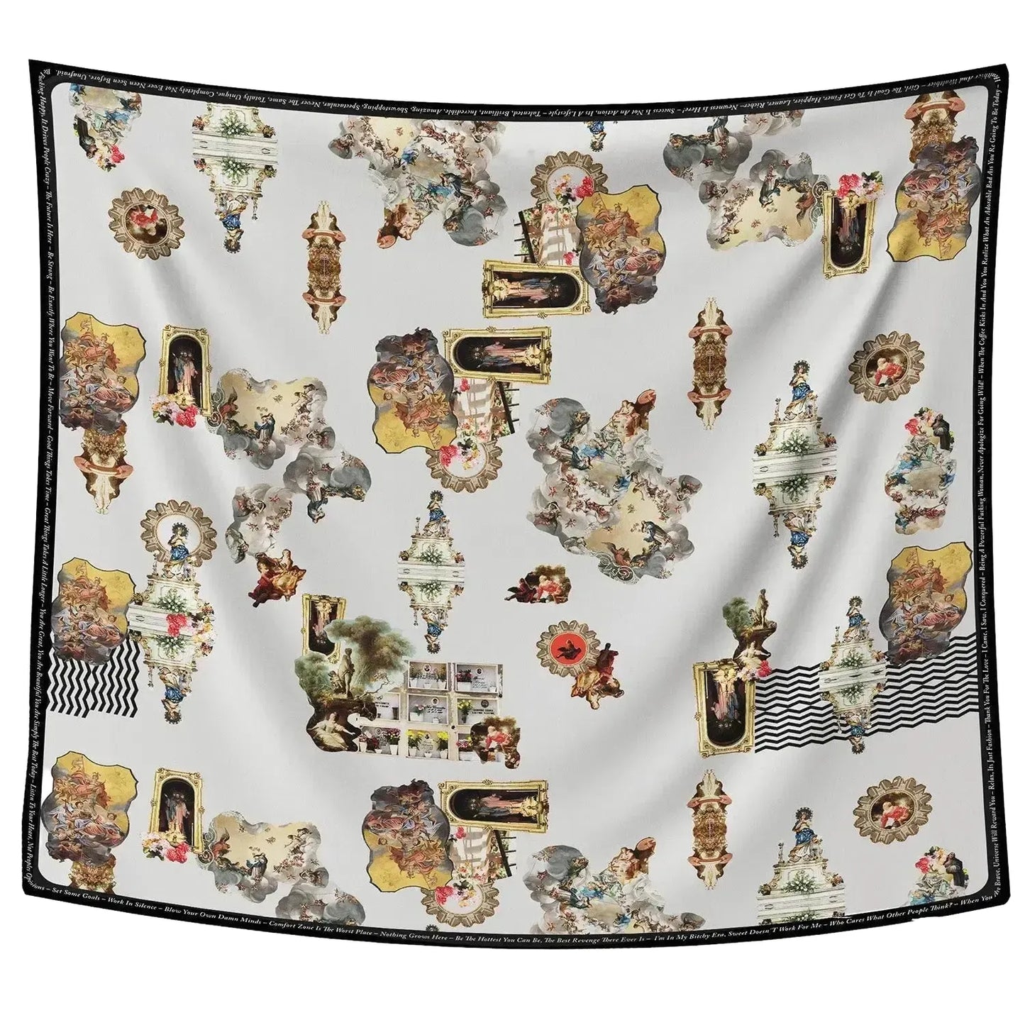Scarf - Sicily Dirty White