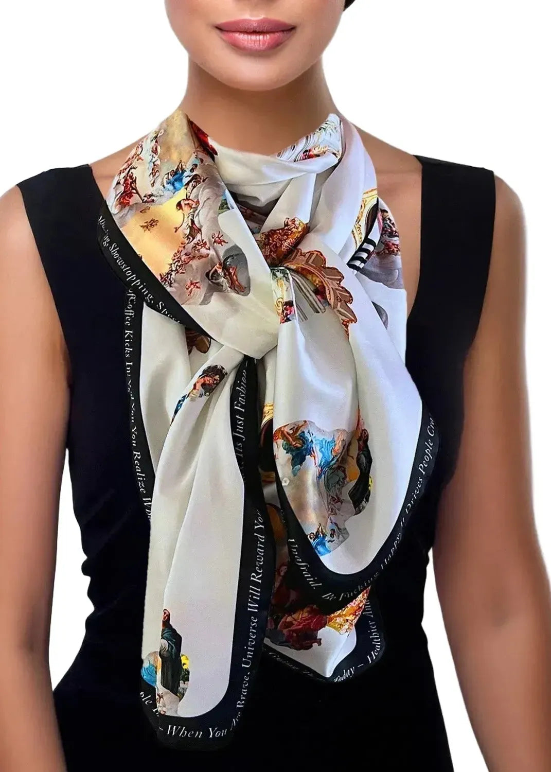 Scarf - Sicily Dirty White