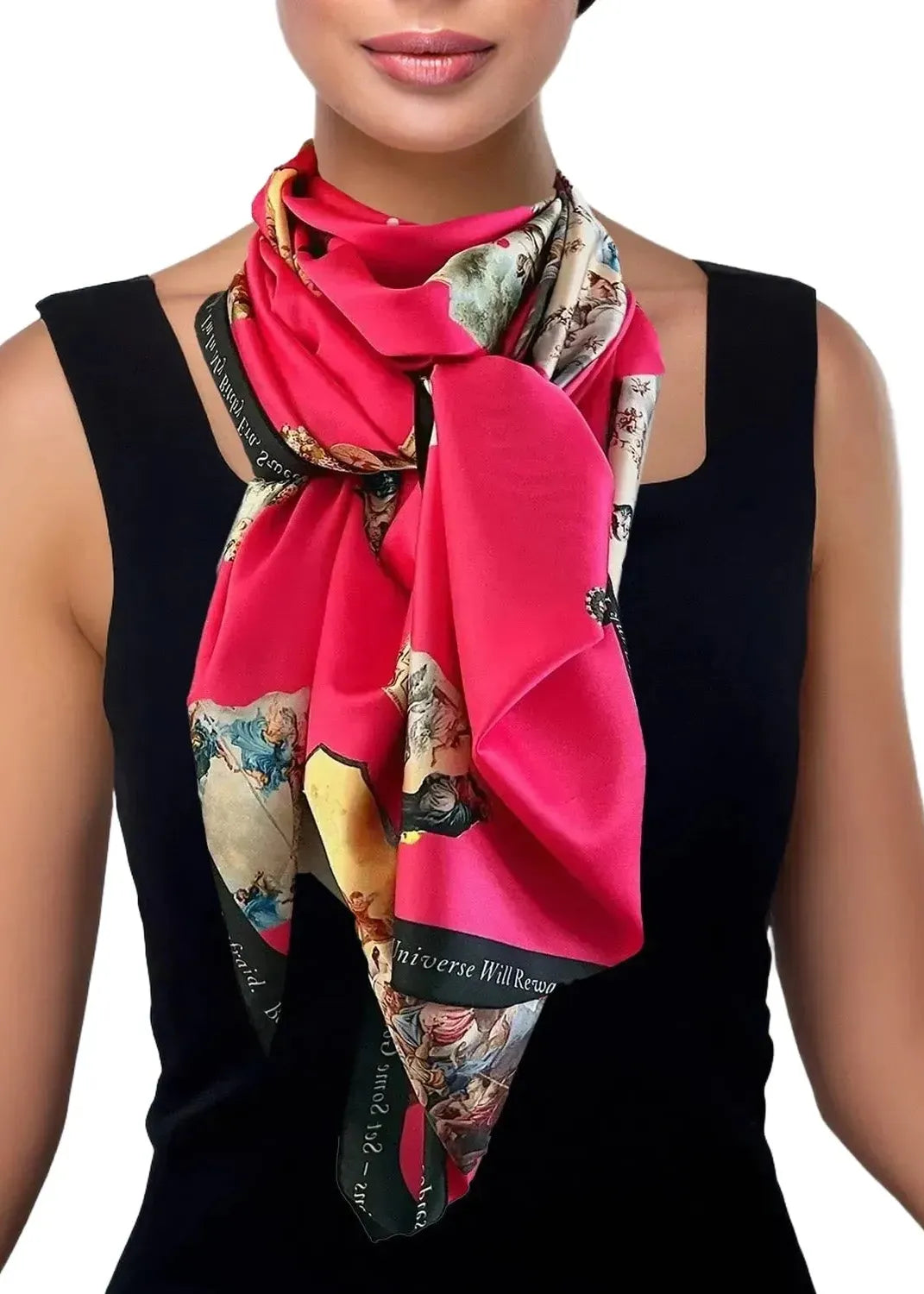 Scarf - Sicily Hot Pink