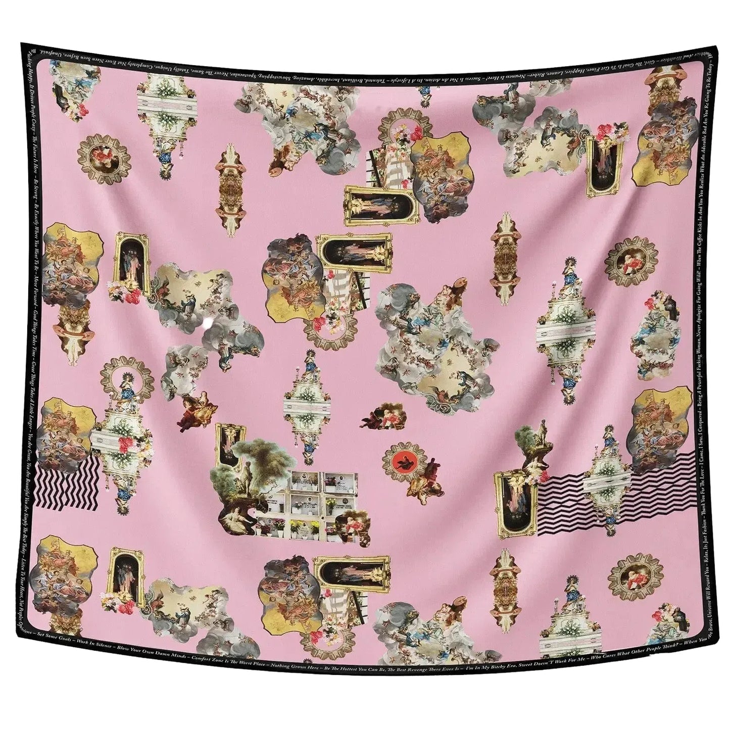 Scarf - Sicily Powder Pink