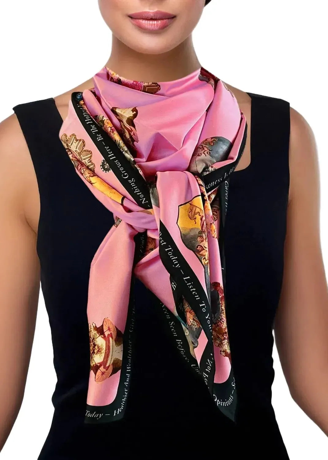 Scarf - Sicily Powder Pink