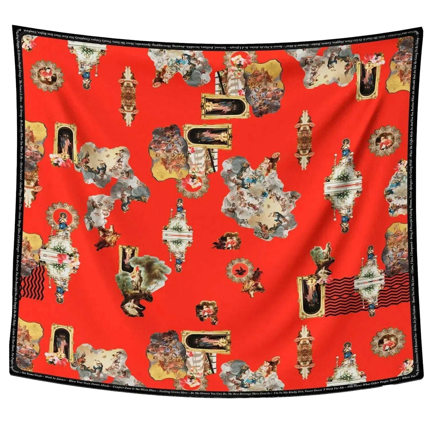 Scarf - Sicily Red