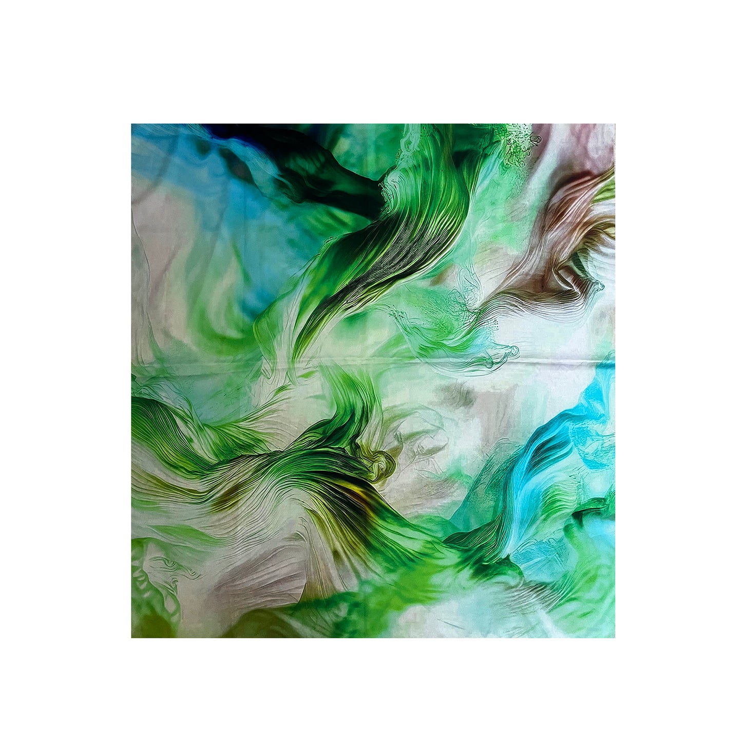 Scarf Small 67x 67 cm - Green