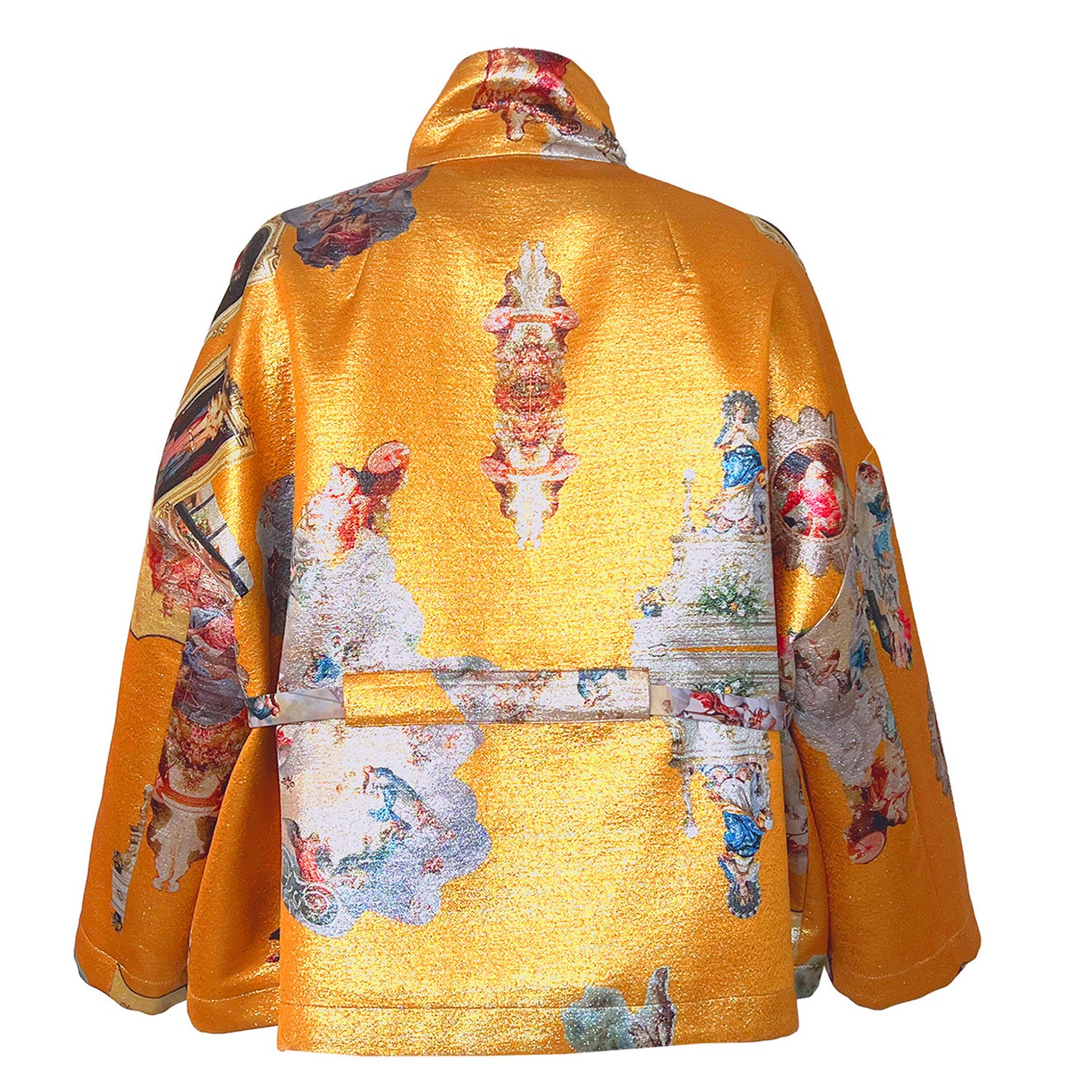 Square Boxy Jacket - Sicily Cognac