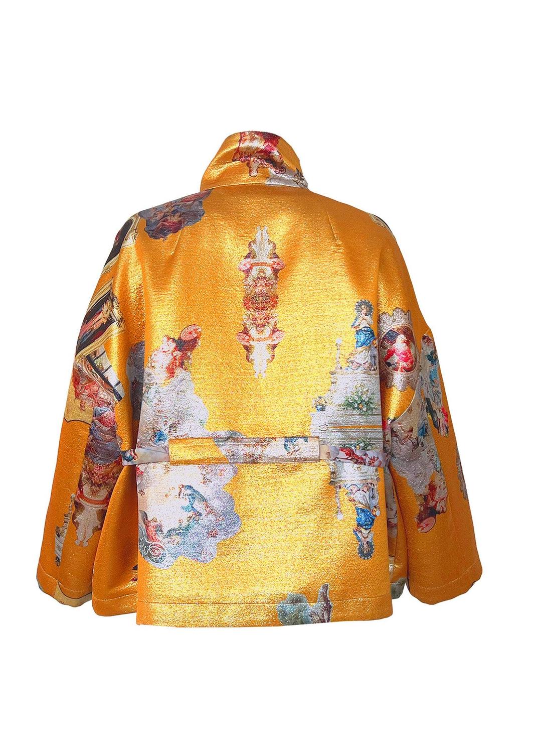 Square Boxy Jacket - Sicily Cognac