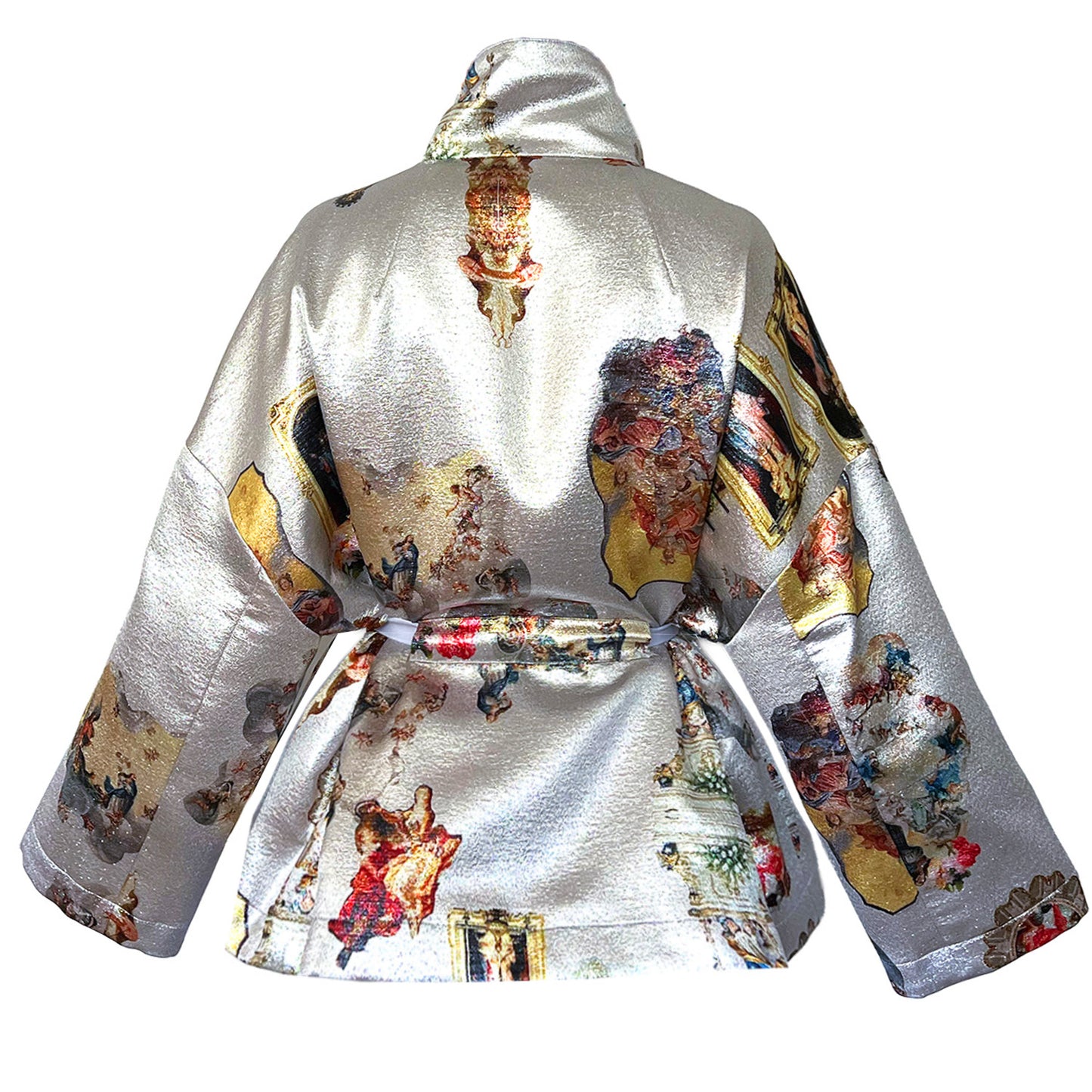 Square Boxy Jacket - Sicily Silver