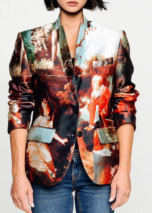Tailored Blazer - Garden Royal