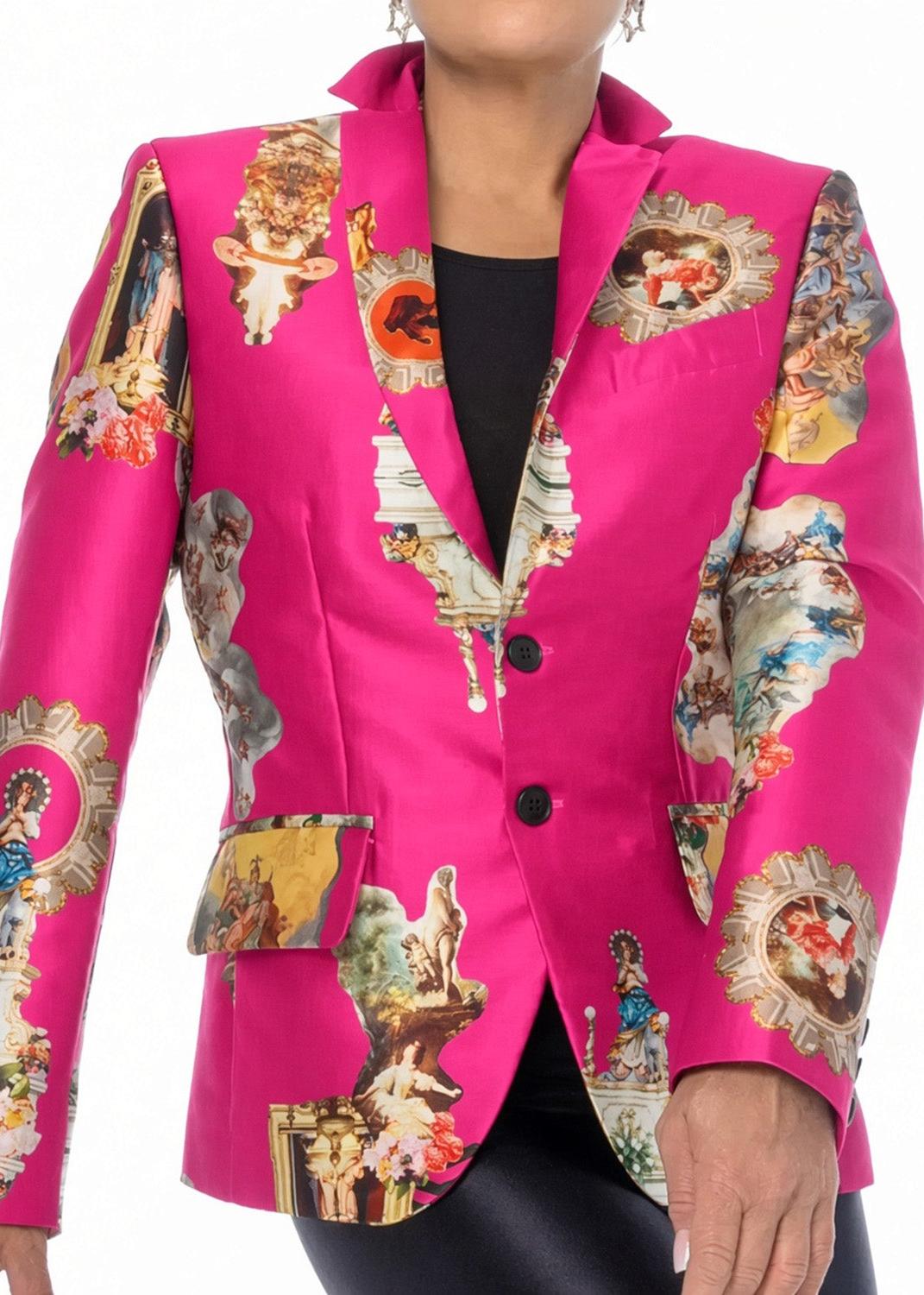 Tailored Blazer - Sicily Hot Pink