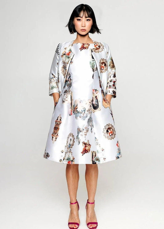 Tailored Coat - Sicily Dirty White