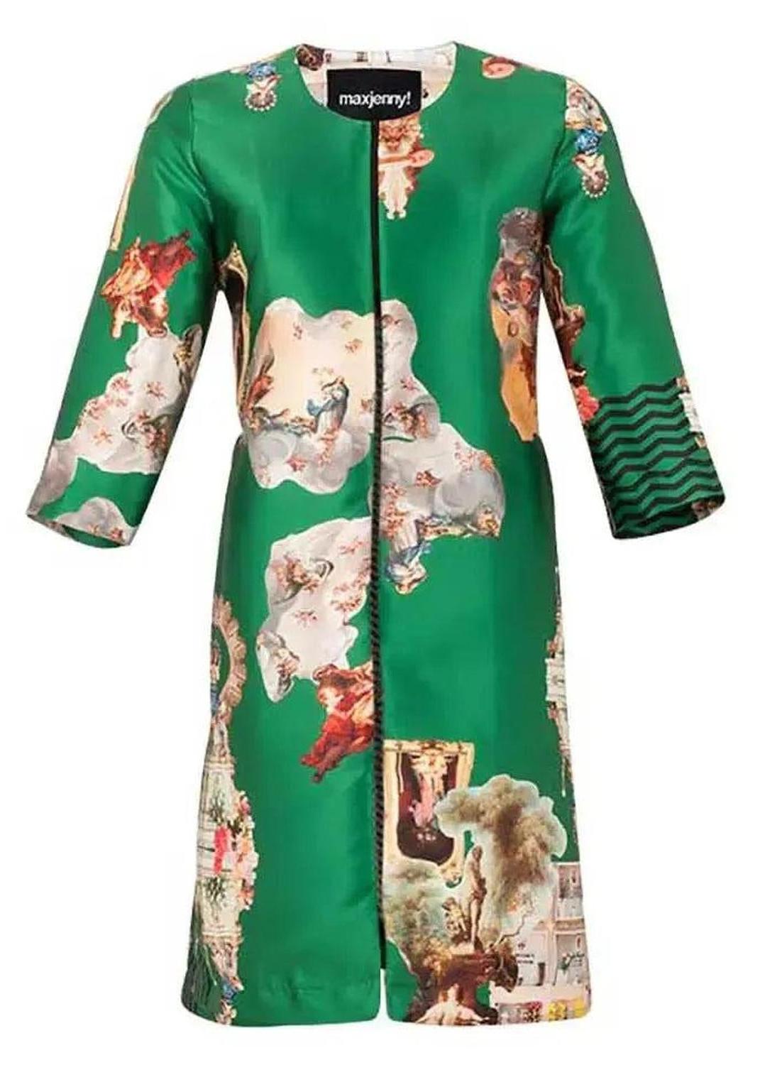 Tailored Coat - Sicily Green
