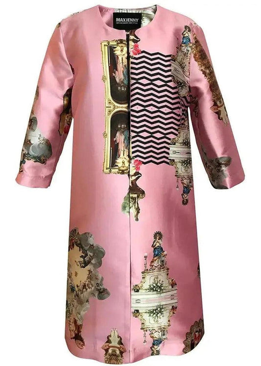 Tailored Coat - Sicily Powder Pink