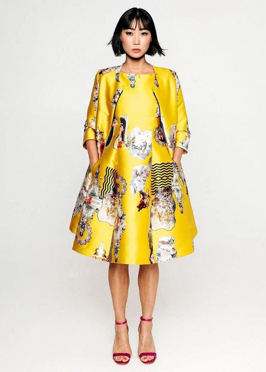 Tailored Coat - Sicily Yellow