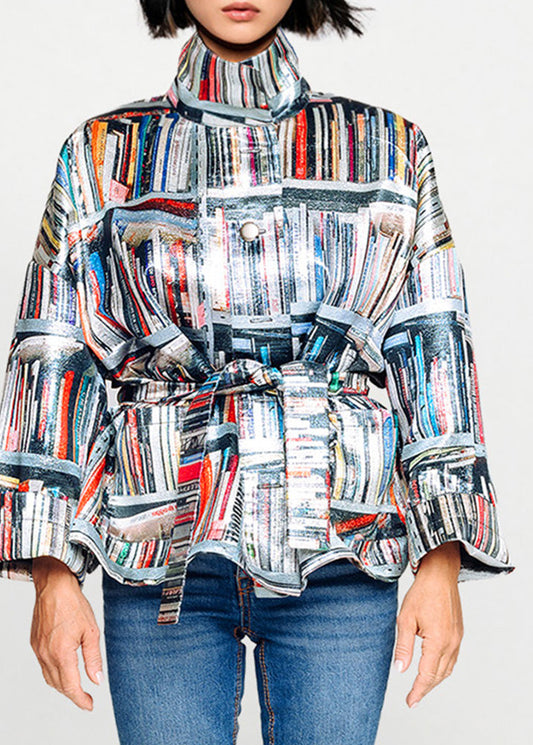 Square Boxy Jacket - Bookshelf of Art