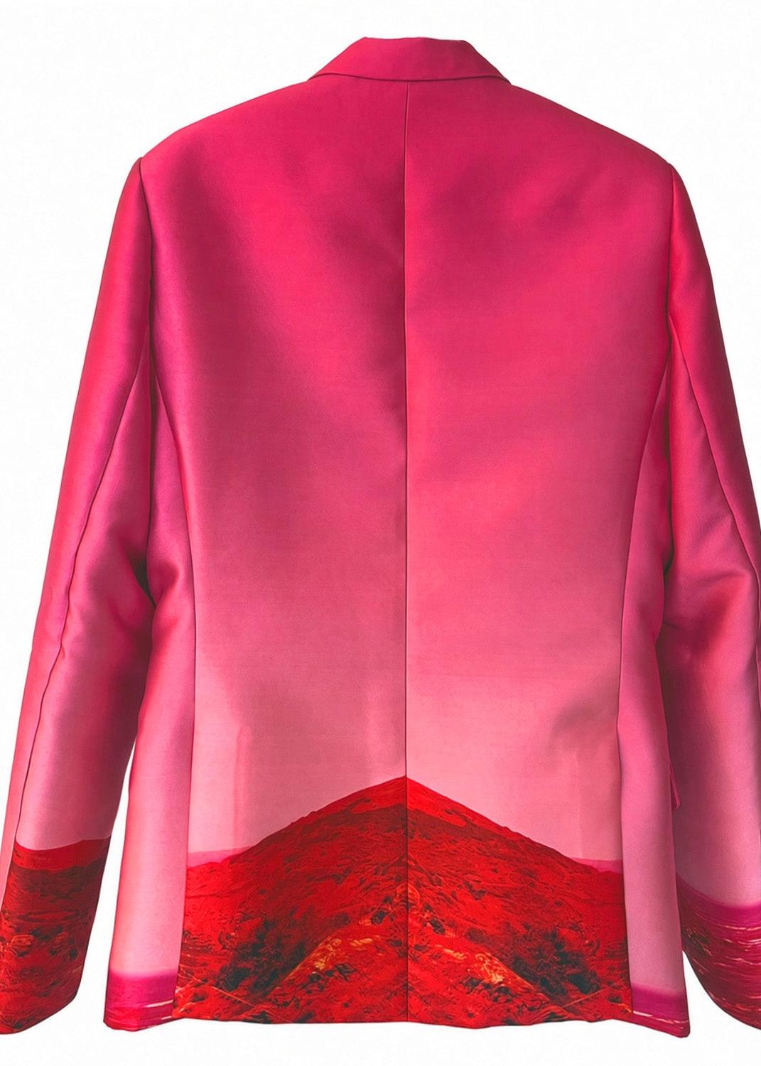 Tailored Blazer - Red Pink
