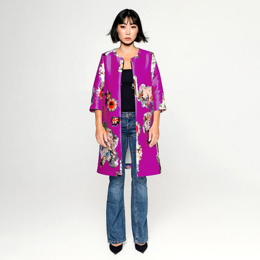 Custom-Made Tailored Coat - Special Print