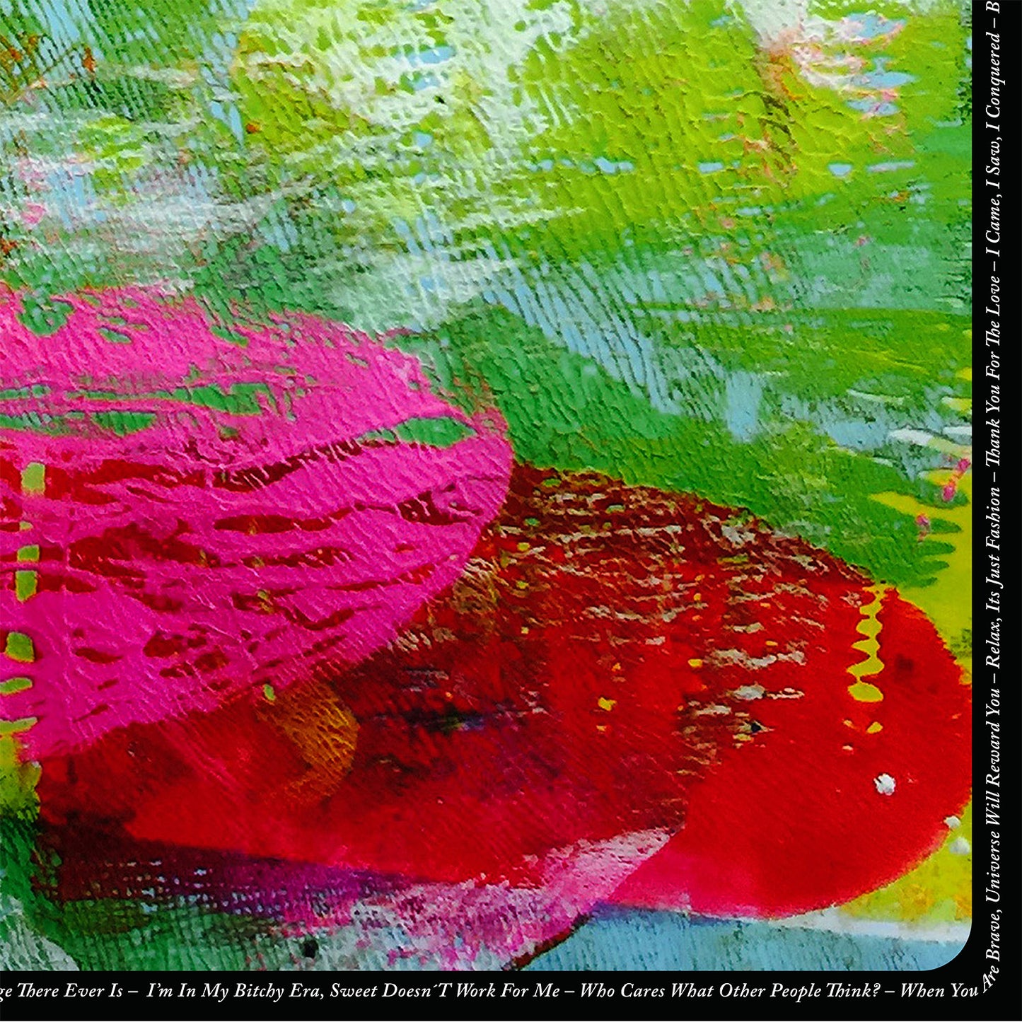 Scarf - Mother Pink Red Green