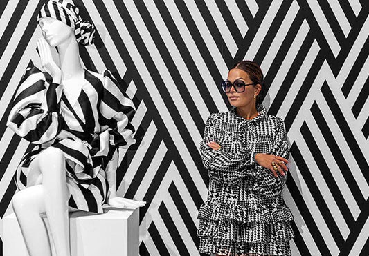 Celebrate Bold Elegance with the Black & White Contrast Collection from maxjenny!