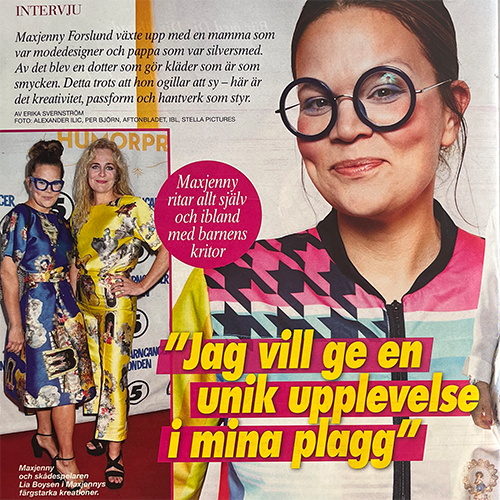 Designern Maxjenny vill ge en unik upplevelse