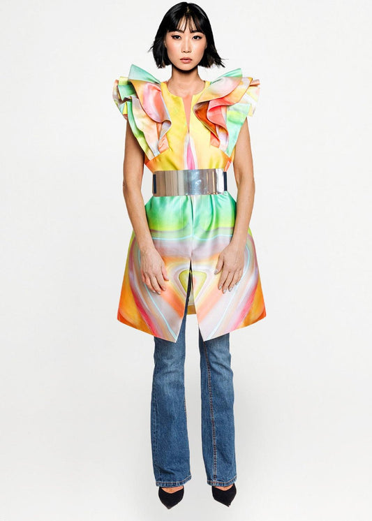 Festmantel Butterfly - Smokeflow Gelb