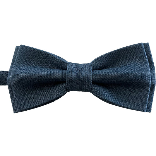 Classy & classic bow tie denim blue
