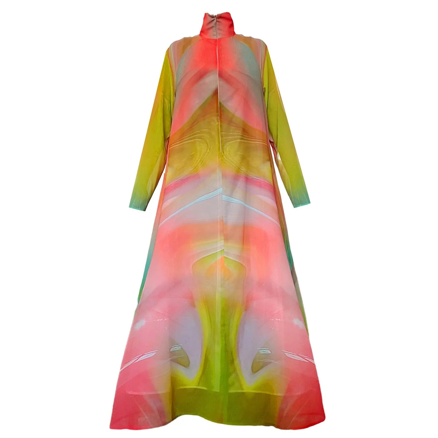 A-Shaped Maxi Dress - Smokeflow Yellow