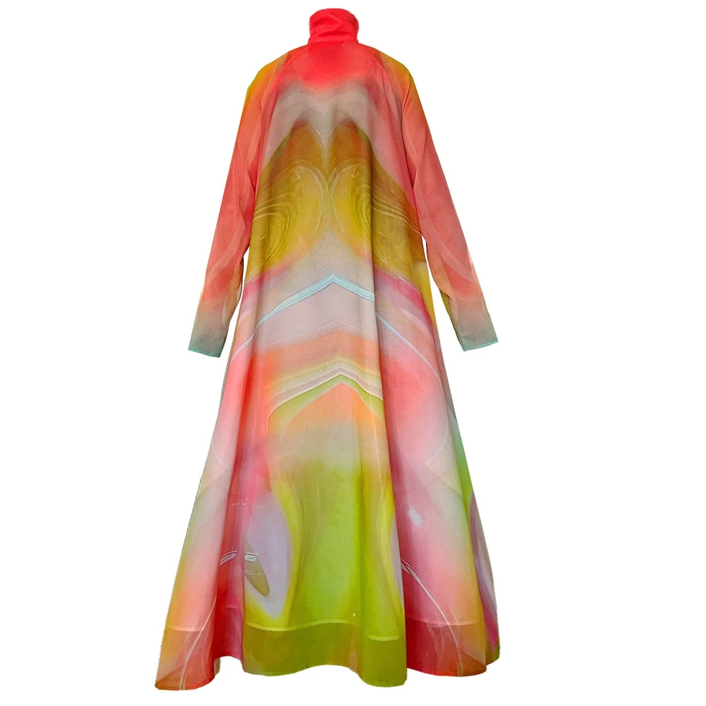 A-Shaped Maxi Dress - Smokeflow Yellow