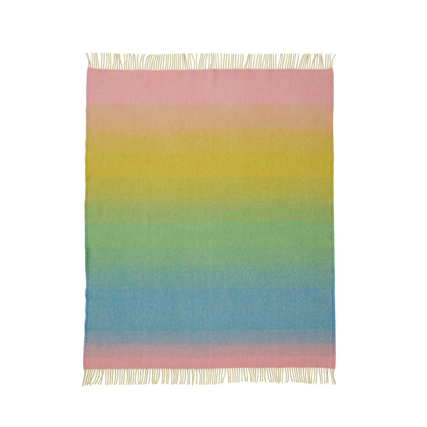 Aurora - Lambswool Throw - Pastel