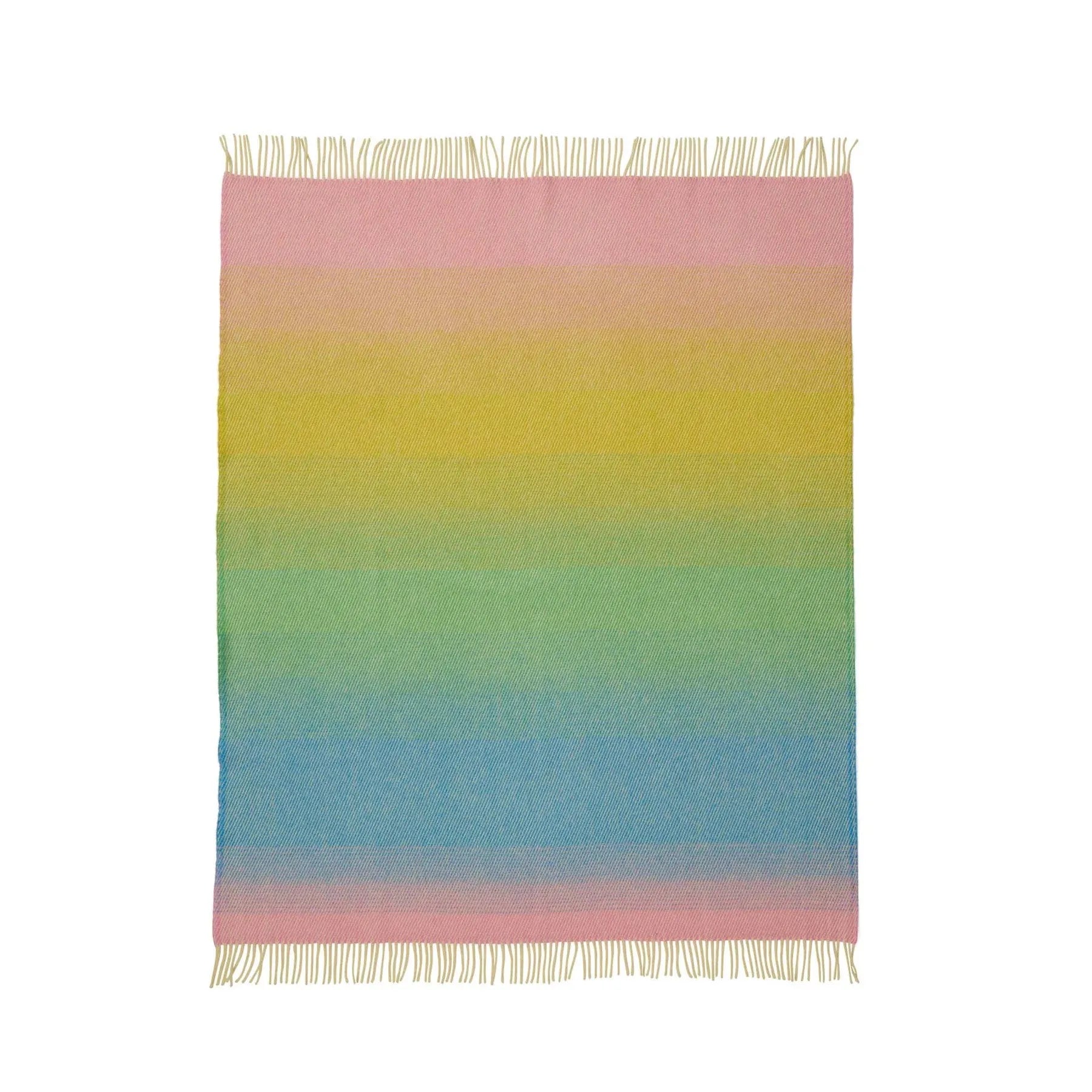 Aurora - Lambswool Throw - Pastel