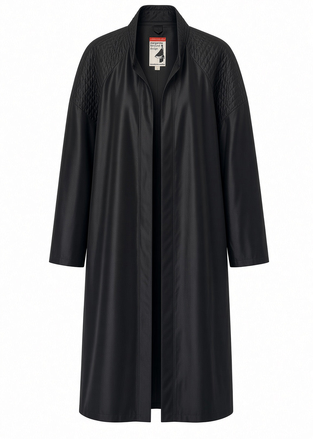 Oversized Kimono Coat – Black