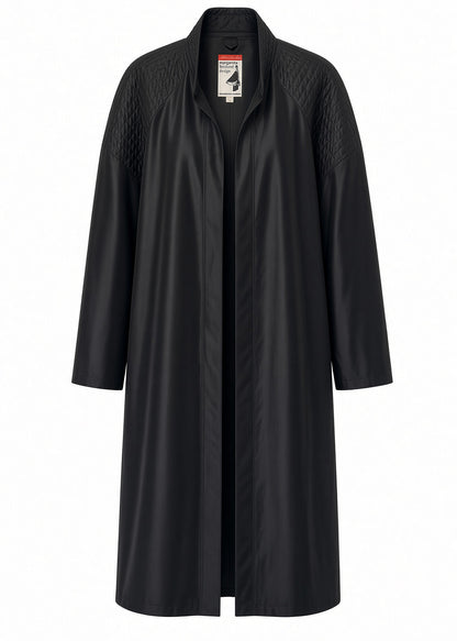 Oversized Kimono Coat – Black