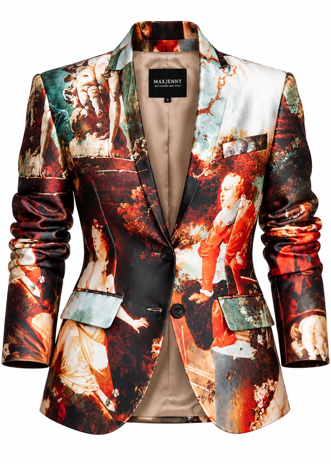 Tailored Blazer - Garden Royal